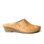 Back Open Mules Half Shoes - Sandy Brown 431