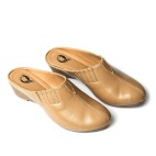 Back Open Mules Half Shoes - Sandy Brown 434