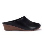 Back Open Mules Half Shoes black 392