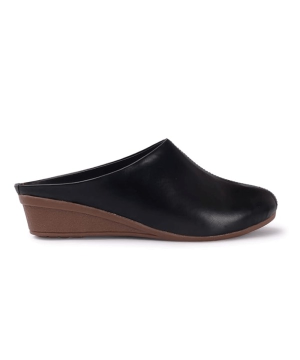 Back Open Mules Half Shoes black 392