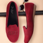 Ballerinas for Office and Party Occasions - Red-240