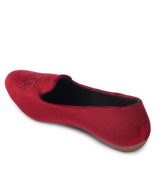 Ballerinas for Office and Party Occasions - Red-244