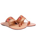 Ethnic Slippers and Fashion Sandals peach 444
