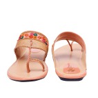 Ethnic Slippers and Fashion Sandals peach 450