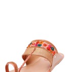 Ethnic Slippers and Fashion Sandals peach 462