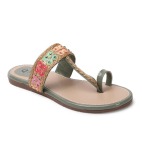 Flat Fashion Sandals sea green 4