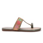 Flat Fashion Sandals sea green 409