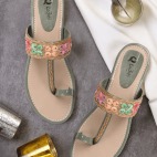 Flat Fashion Sandals sea green 425