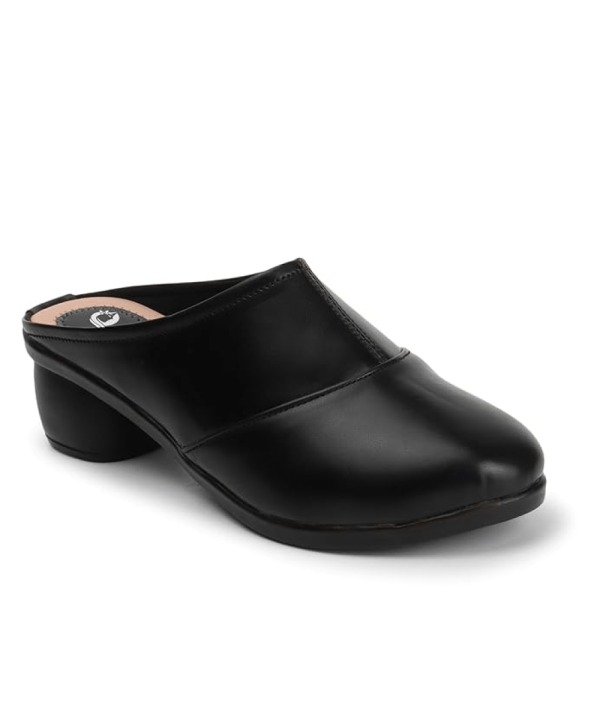 Half Back Open Formal Shoes black 444