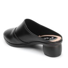 Half Back Open Formal Shoes black 445