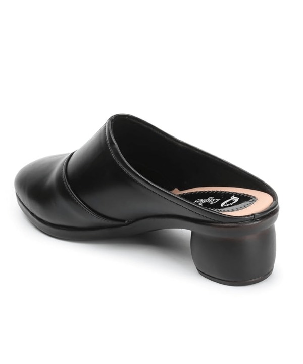 Half Back Open Formal Shoes black 445