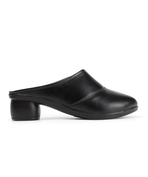 Half Back Open Formal Shoes black 457