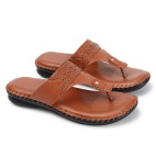 Orthopedic Fancy Wedge Sandals tan 272