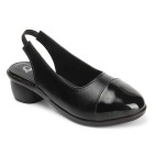 Pointed Toe Block Heels black 442