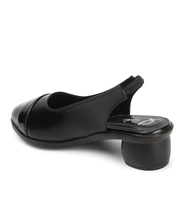 Pointed Toe Block Heels black 443