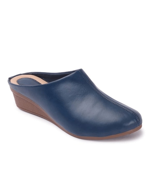 Slip-on Casual Back Open Mules blue 389