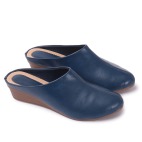 Slip-on Casual Back Open Mules blue 398