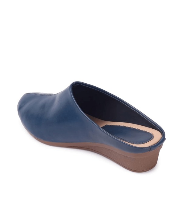 Slip-on Casual Back Open Mules blue 414