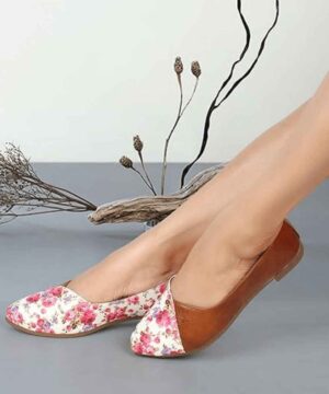 Ballet Flat, Trendy Slip-on Comfy Ballerina Shoes for Womens Stylish Formal Footwear - Cream