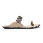 Stylish Ethnic Flat Sandals black 454