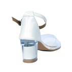 Transparent Solid Block Heels 248