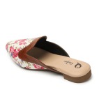 Women Slip on Mules Shoes cream 476