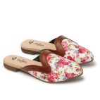 Women Slip on Mules Shoes cream 482