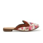 Women Slip on Mules Shoes cream 494