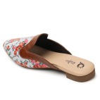 Women Slip on Mules Shoes - grey 475