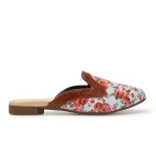 Women Slip on Mules Shoes - grey 493