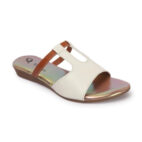 Platform heels Fashion slippers-white-612