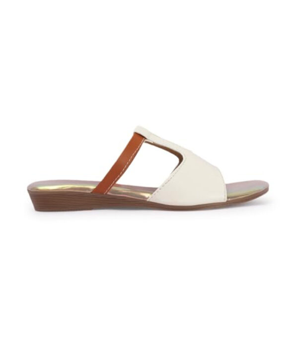 Platform heels Fashion slippers-white-614
