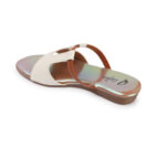 Platform heels Fashion slippers-white-615