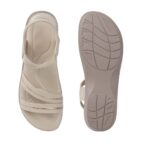 Sandals Platform Heels-Cream-599