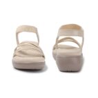 Sandals Platform Heels-Cream-600