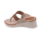 Slip-On Casual Slippers for Girls - Brown-1214