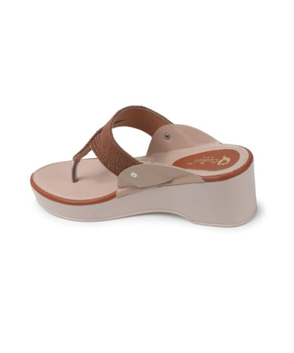 Slip-On Casual Slippers for Girls - Brown-1214