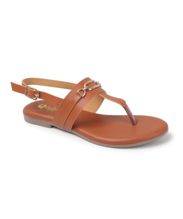 Stylish Women's T-Strap Fashion Flat Sandals-1191