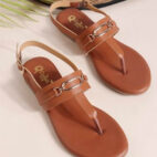 Stylish Women's T-Strap Fashion Flat Sandals-1194