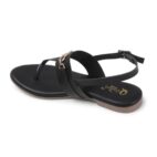 Stylish Women's T-Strap Fashion Flat Sandals-1200