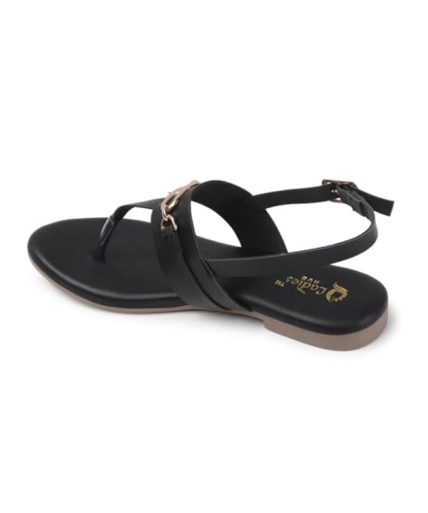 Stylish Women's T-Strap Fashion Flat Sandals-1200