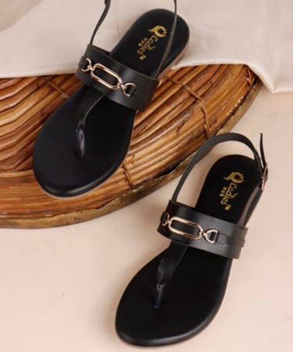 Stylish Women's T-Strap Fashion Flat Sandals-1202