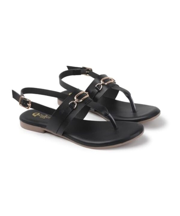 Stylish Women's T-Strap Fashion Flat Sandals-1204