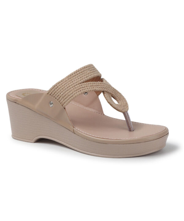 Women Wedge Heel Kolhapuri Sandals--607