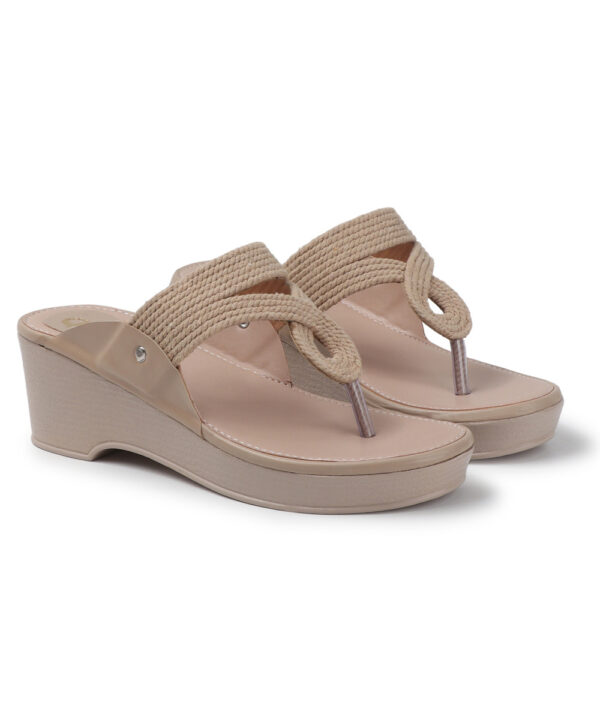 Women Wedge Heel Kolhapuri Sandals-608