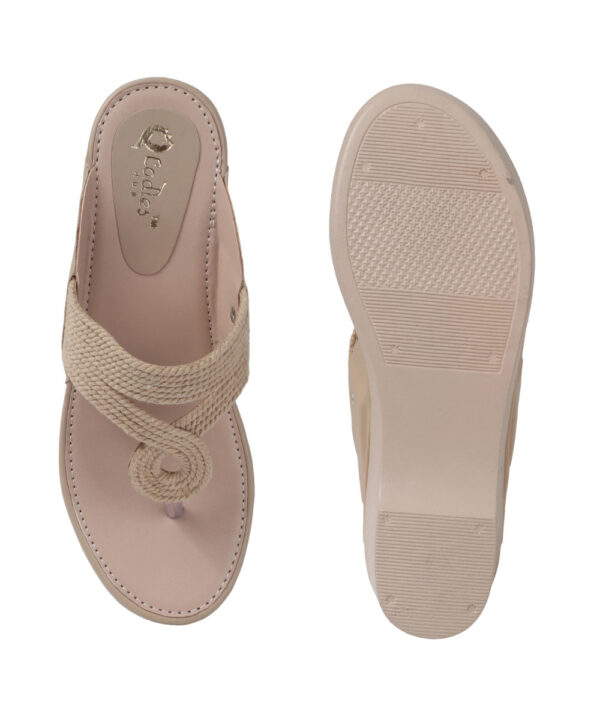 Women Wedge Heel Kolhapuri Sandals-609
