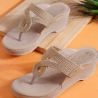 Women Wedge Heel Kolhapuri Sandals-6111