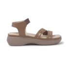 Women’s Wedge Sandals Platform Heels-Beige-1196