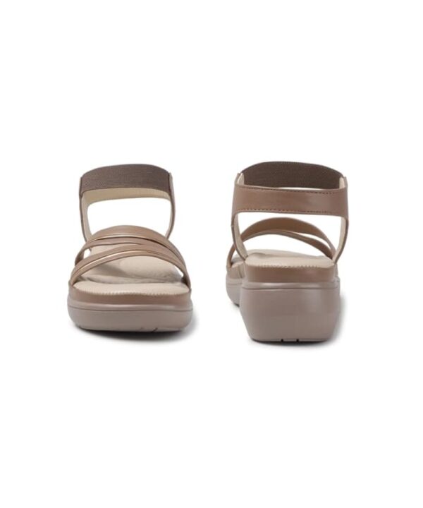Women’s Wedge Sandals Platform Heels-Beige-1197