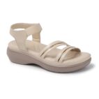 Women's Wedge Sandals Platform Heels-cream